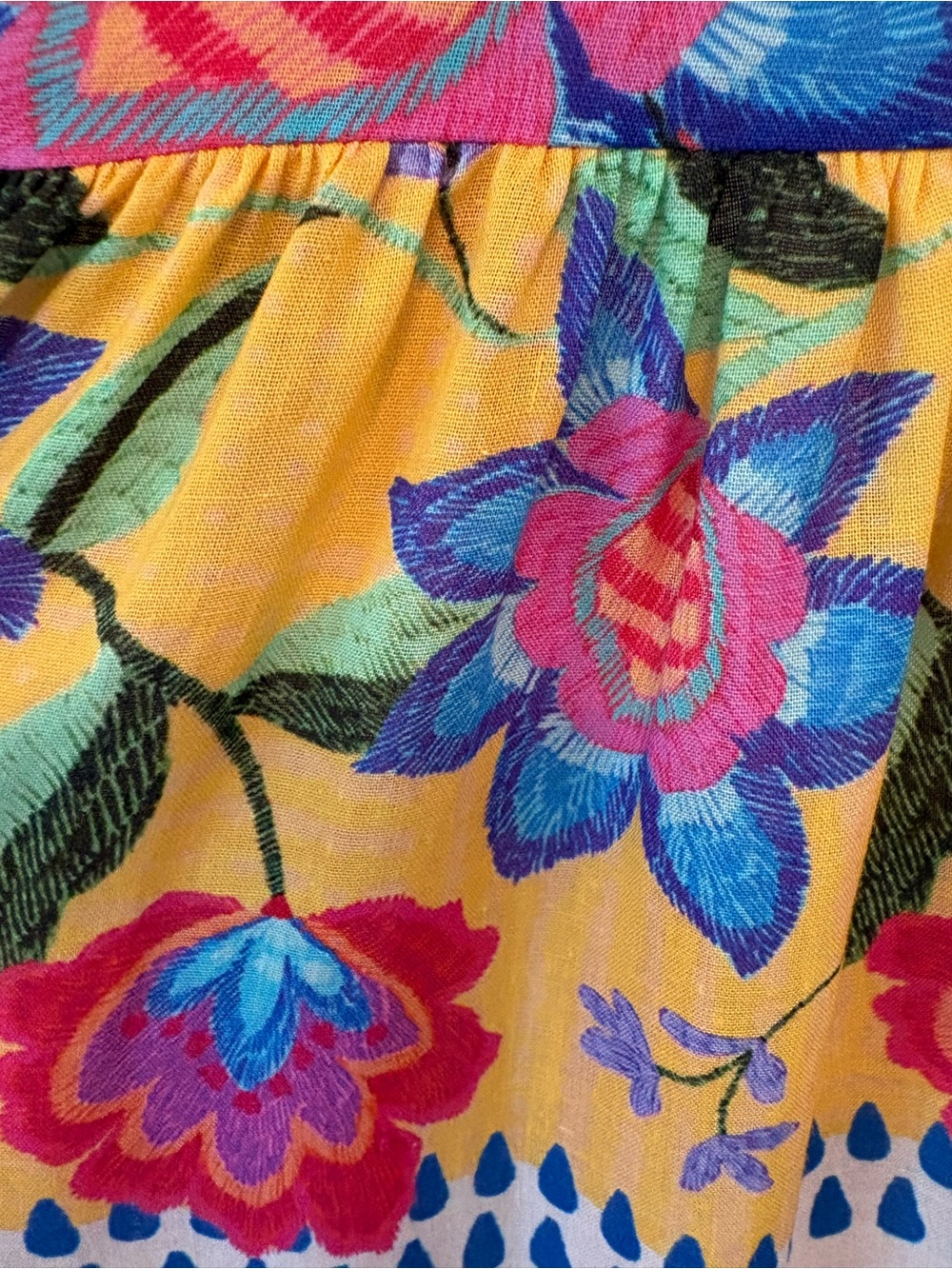 Johnny Was Bohemian Aris Mixed Floral Cutout Back Maxi Dress Medium - Picture 8 of 11